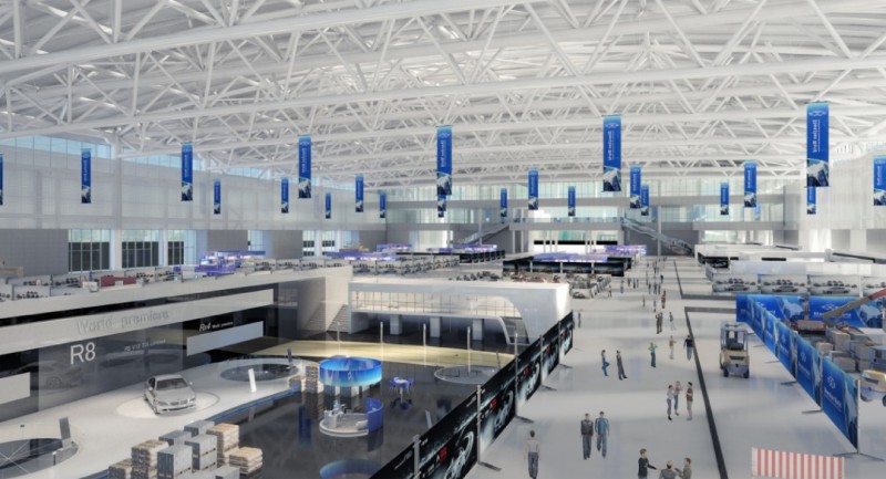 深圳國際會展中心館內(nèi)